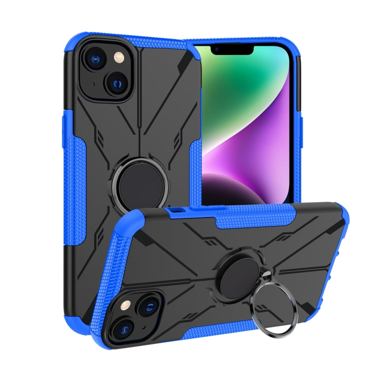 Armor Bear Shockproof PC + TPU Phone Case with Ring, For Tecno Spark 9T, For iPhone 14 Plus