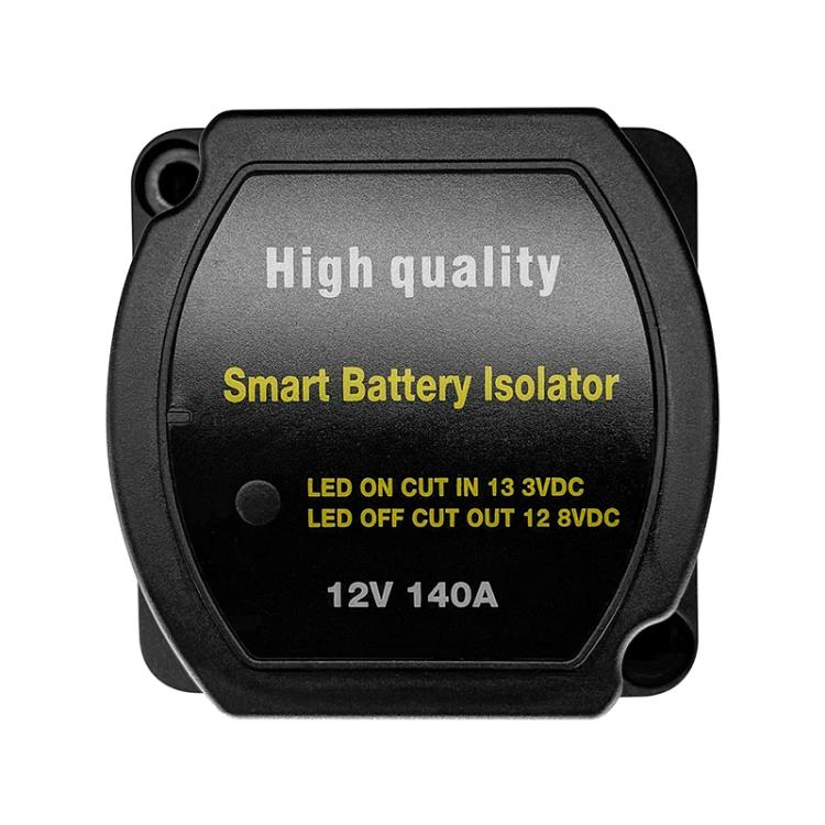 12V 140A Car Yacht RV Smart Dual Battery Isolation Controller with Relay, with Relay