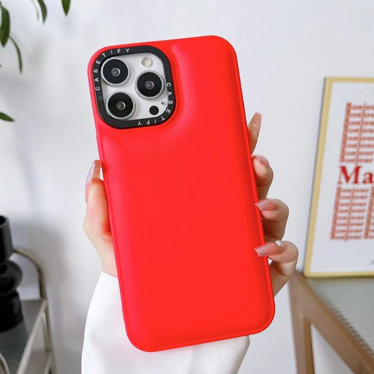 جراب هاتف من السيليكون السائل على شكل فقاعات الخبز، لهاتف iPhone 14 Pro