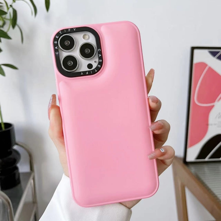 جراب هاتف من السيليكون السائل على شكل فقاعات الخبز، لهاتف iPhone 14 Pro