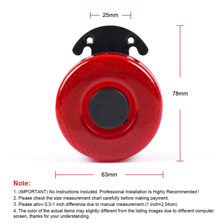 12-24V Car Reversing Horn with LED Light, Reversing Hor