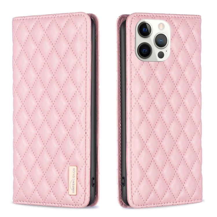 Diamond Lattice Magnetic Leather Flip Phone Case, For iPhone 14 Pro Max, For iPhone 14 Pro, For iPhone 14 Plus, For iPhone 14, For iPhone 13 Pro Max, For iPhone 13 Pro, For iPhone 13, For iPhone 12 Pro Max