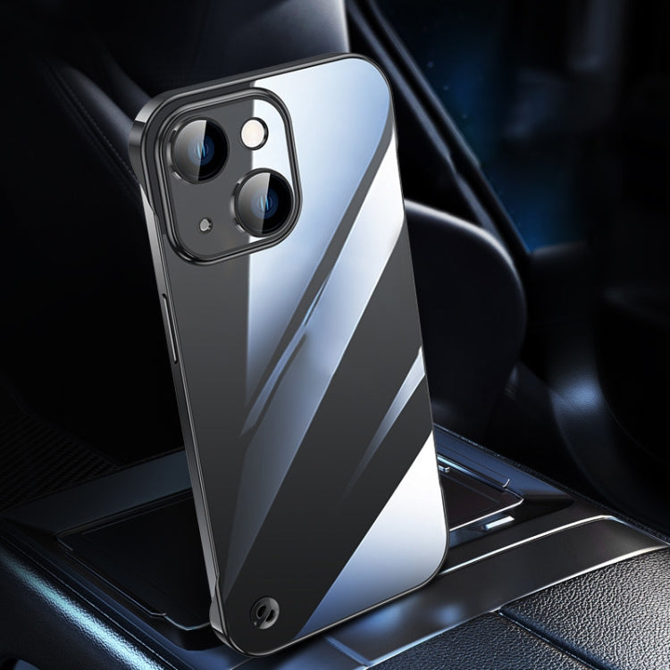 جراب هاتف شفاف بدون إطار مطلي بالكهرباء، مناسب لأجهزة iPhone 14 وiPhone 14 Plus وiPhone 14 Pro وiPhone 14 Pro Max وiPhone 13 وiPhone 13 Pro