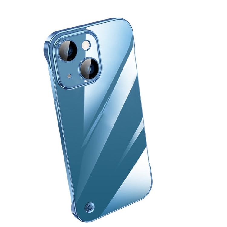 جراب هاتف شفاف بدون إطار مطلي بالكهرباء، مناسب لأجهزة iPhone 14 وiPhone 14 Plus وiPhone 14 Pro وiPhone 14 Pro Max وiPhone 13 وiPhone 13 Pro
