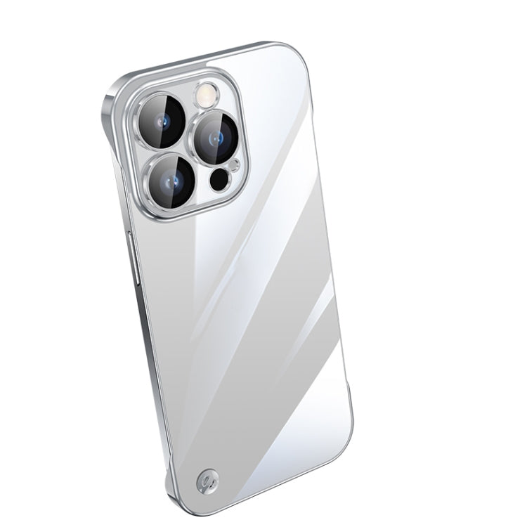 جراب هاتف شفاف بدون إطار مطلي بالكهرباء، مناسب لأجهزة iPhone 14 وiPhone 14 Plus وiPhone 14 Pro وiPhone 14 Pro Max وiPhone 13 وiPhone 13 Pro