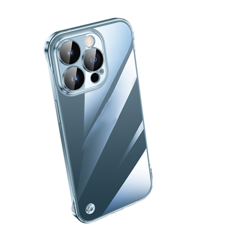 جراب هاتف شفاف بدون إطار مطلي بالكهرباء، مناسب لأجهزة iPhone 14 وiPhone 14 Plus وiPhone 14 Pro وiPhone 14 Pro Max وiPhone 13 وiPhone 13 Pro