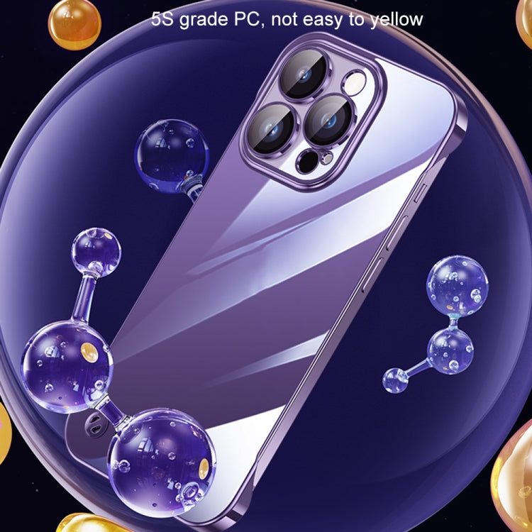 جراب هاتف شفاف بدون إطار مطلي بالكهرباء، لهاتف iPhone 13 Pro Max، وiPhone 12، وiPhone 12 Pro، وiPhone 12 Pro Max