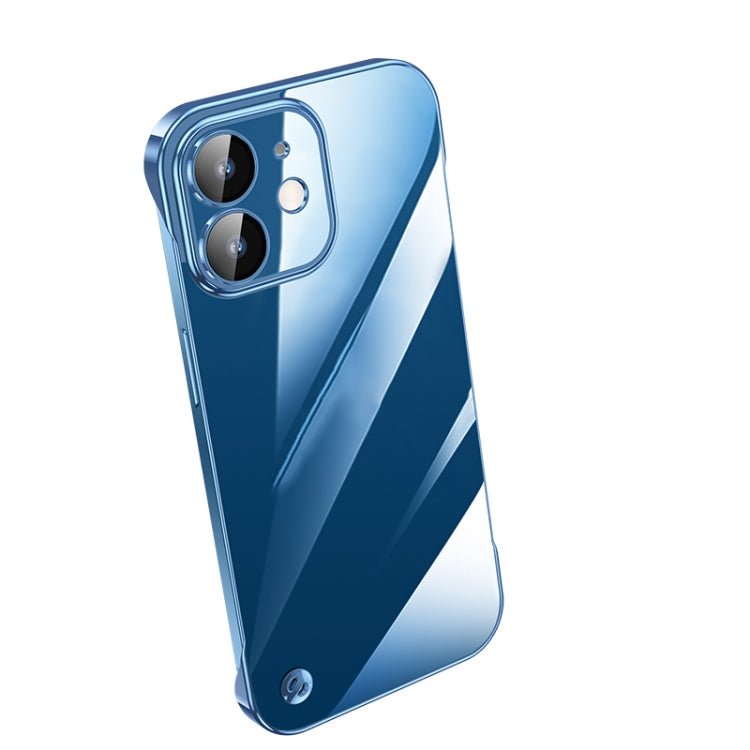 جراب هاتف شفاف بدون إطار مطلي بالكهرباء، لهاتف iPhone 13 Pro Max، وiPhone 12، وiPhone 12 Pro، وiPhone 12 Pro Max