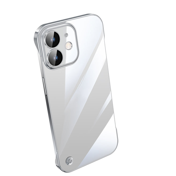 جراب هاتف شفاف بدون إطار مطلي بالكهرباء، لهاتف iPhone 13 Pro Max، وiPhone 12، وiPhone 12 Pro، وiPhone 12 Pro Max