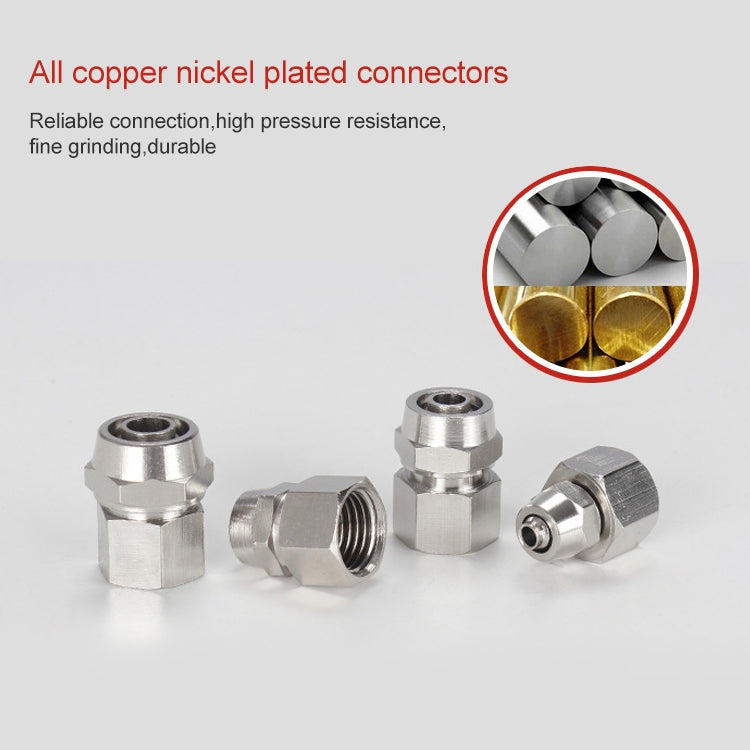 PCF10-02 LAIZE Copper Pneumatic Quick Fitting Connector, PCF4-01, PCF4-02, PCF6-01, PCF6-02, PCF8-01, PCF8-02, PCF10-01, PCF10-02
