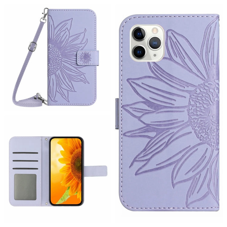 جراب هاتف جلدي قلاب بنمط زهرة الشمس، مناسب لأجهزة iPhone 11 وiPhone 11 Pro وiPhone 11 Pro Max وiPhone 12 mini