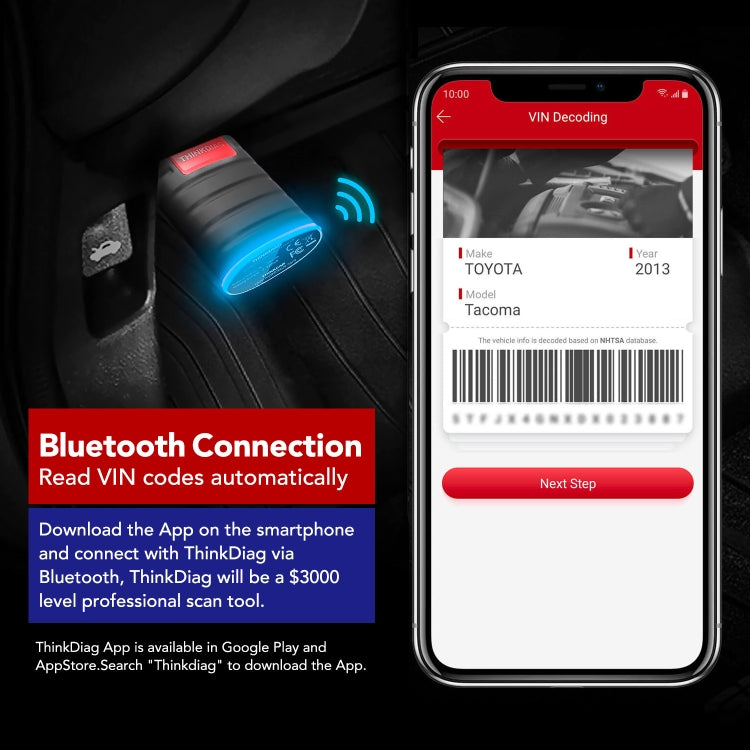 ThinkDiag SP164-O OBD2 Car Fault Diagnosis Instrument with a Free Software and DEMO, with a Free Software and DEMO