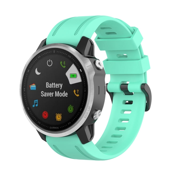 For Garmin Fenix 6S 20mm Quick Release Official Texture Wrist Strap Watchband, with Plastic Button, with Metal Button