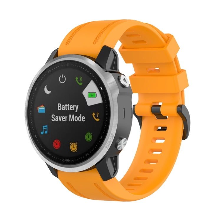 For Garmin Fenix 6S 20mm Quick Release Official Texture Wrist Strap Watchband, with Plastic Button, with Metal Button