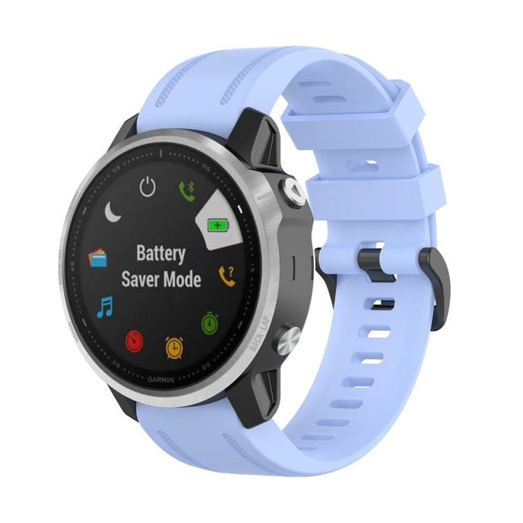 For Garmin Fenix 6S 20mm Quick Release Official Texture Wrist Strap Watchband, with Plastic Button, with Metal Button