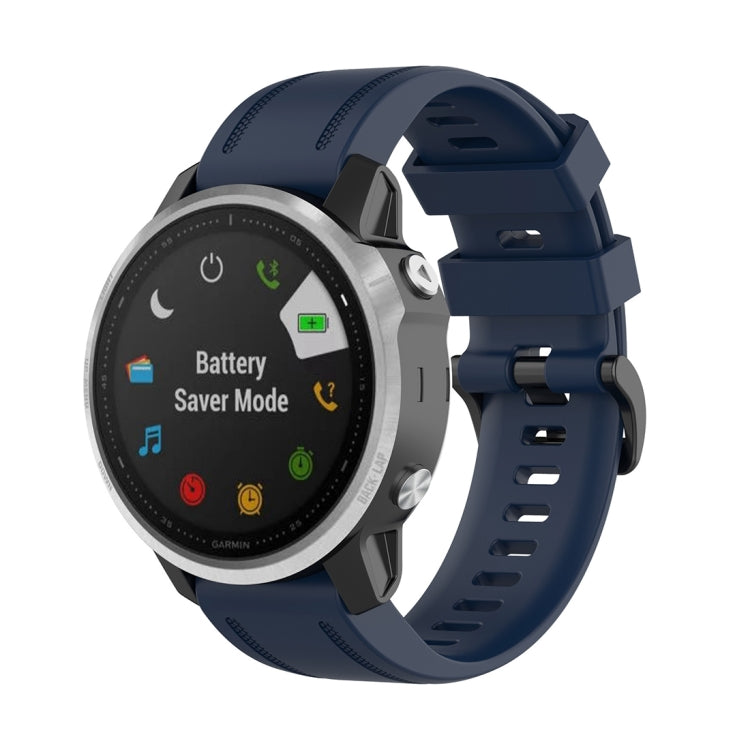 For Garmin Fenix 6S 20mm Quick Release Official Texture Wrist Strap Watchband, with Plastic Button, with Metal Button