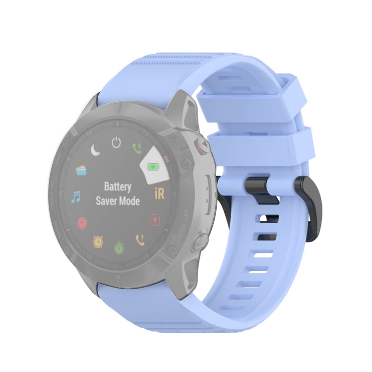 For Garmin Fenix 6X 26mm Quick Release Official Texture Wrist Strap Watchband, with Plastic Button, with Metal Button