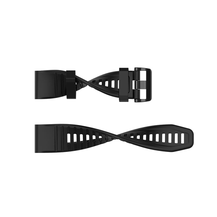 For Garmin Fenix 6 22mm Quick Release Official Texture Wrist Strap Watchband, with Plastic Button, with Metal Button
