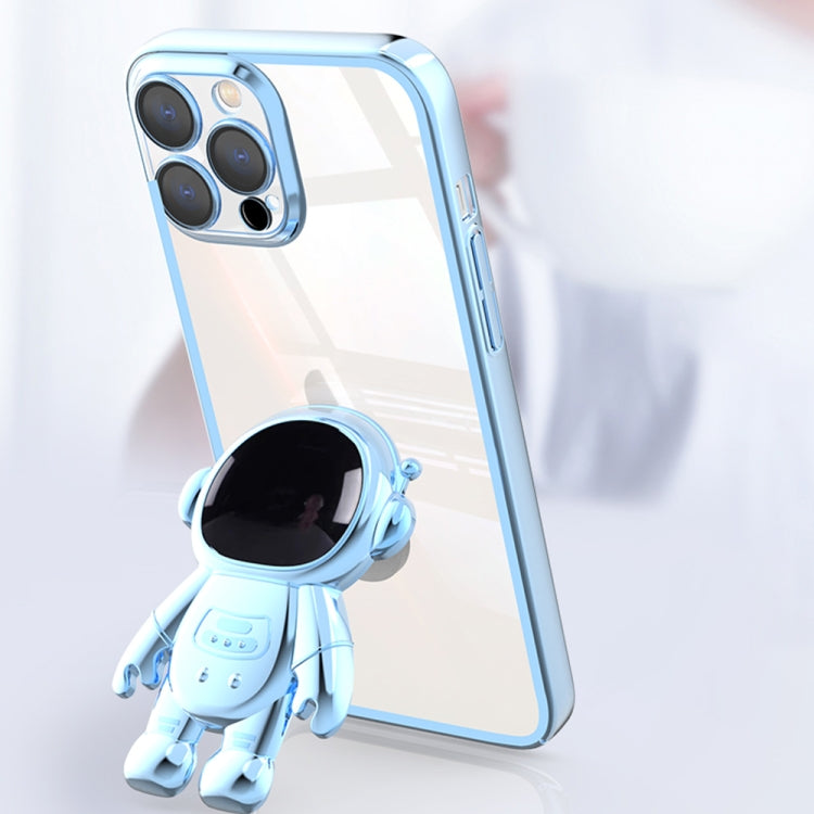 جراب هاتف محمول بتصميم رائد فضاء مطلي بالكهرباء من البولي كربونات مع غشاء عدسة، لهاتف iPhone 12 Pro Max، وiPhone 11، وiPhone 11 Pro، وiPhone 11 Pro Max