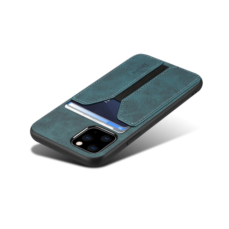 Denior DV Elastic Card PU Back Cover Phone Case, For iPhone 11 Pro, For iPhone 11 Pro Max, For iPhone X / XS, For iPhone XR, For iPhone XS Max, For iPhone SE 2022 / SE 2020 / 7 / 8, For iPhone 7 Plus / 8 Plus