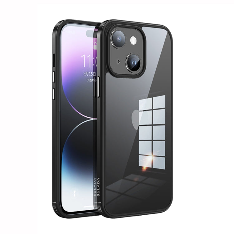 جراب هاتف SULADA بإطار معدني + زجاج نانو + TPU، لهاتف iPhone 14، وiPhone 14 Plus، وiPhone 14 Pro، وiPhone 14 Pro Max