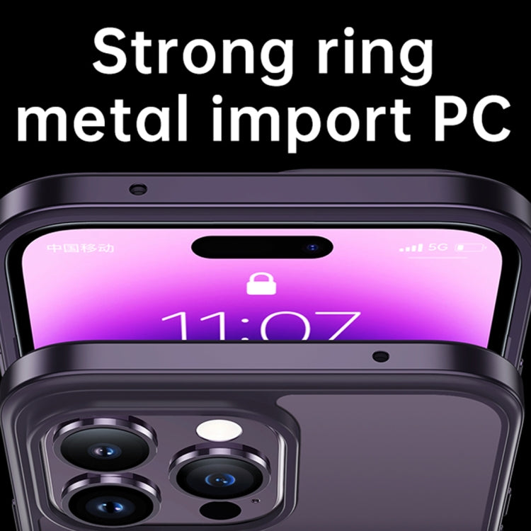 جراب هاتف SULADA بإطار معدني + زجاج نانو + TPU، لهاتف iPhone 14، وiPhone 14 Plus، وiPhone 14 Pro، وiPhone 14 Pro Max