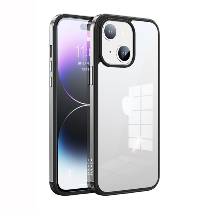 جراب هاتف SULADA بإطار معدني + زجاج نانو + TPU، لهاتف iPhone 14، وiPhone 14 Plus، وiPhone 14 Pro، وiPhone 14 Pro Max