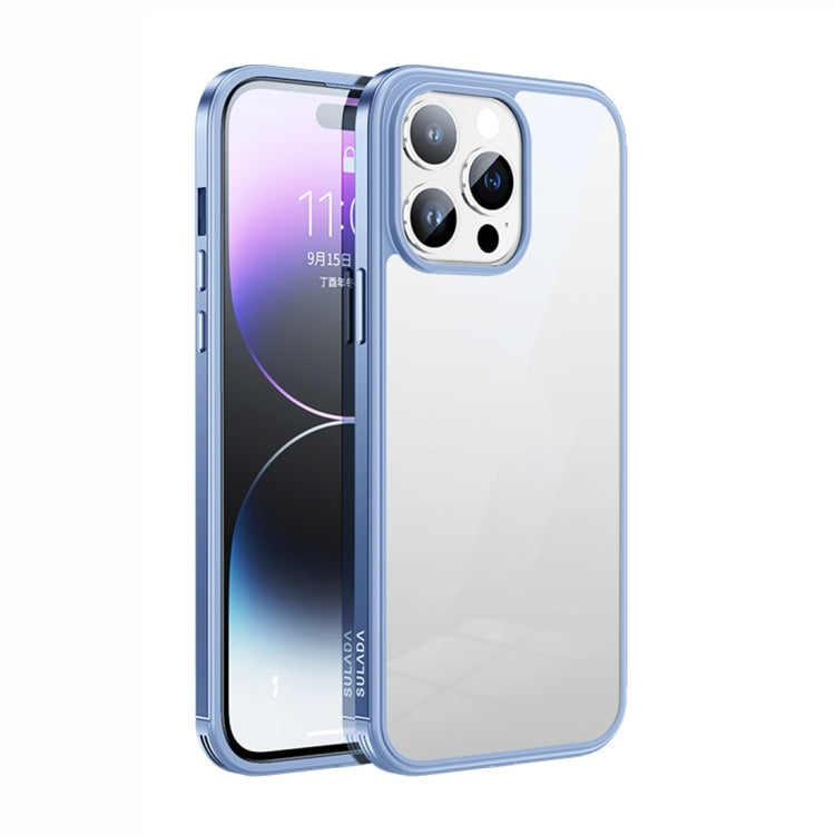 جراب هاتف SULADA بإطار معدني + زجاج نانو + TPU، لهاتف iPhone 14، وiPhone 14 Plus، وiPhone 14 Pro، وiPhone 14 Pro Max