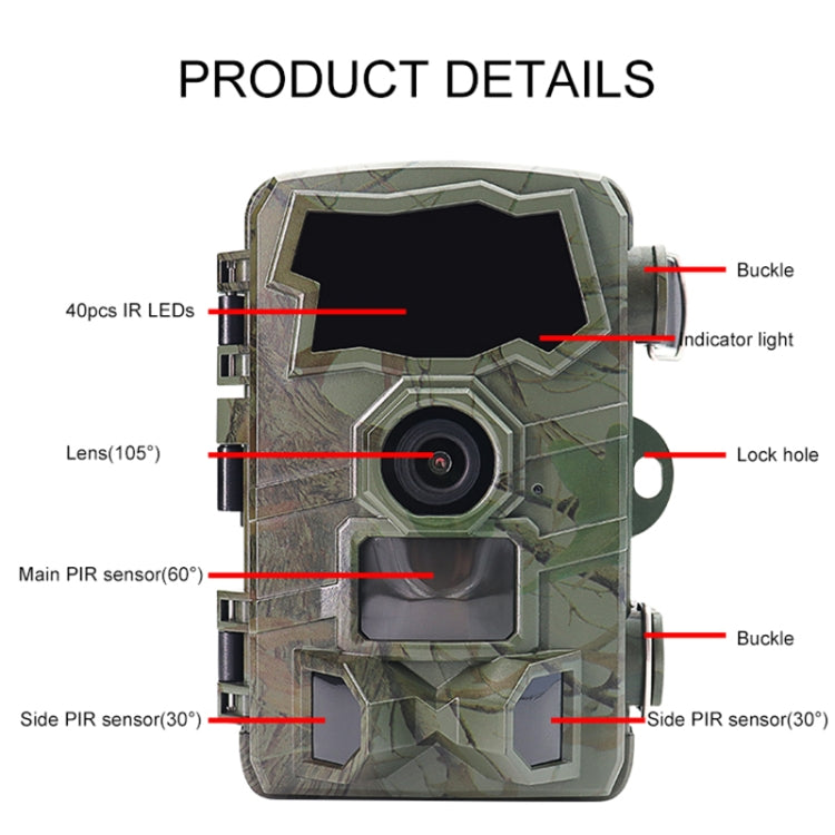 H888WIFI 4K Resolution 2.4 inch TFT Screen WIFI Hunting Trail Camera