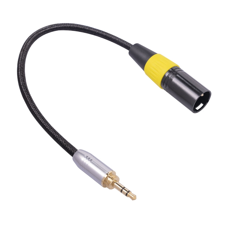 كابل صوت SB423K108-03 من 3.5 مم ذكر إلى 3 دبابيس XLR ذكر، الطول: 30 سم، من 3.5 مم إلى XLR