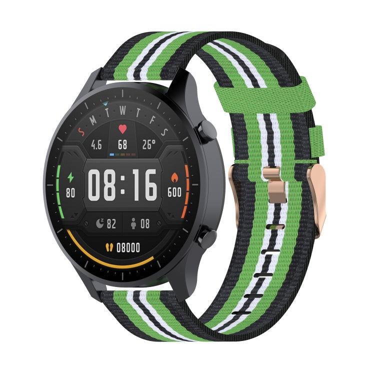 For Xiaomi Watch Color 22mm Nylon Denim Wrist Strap Watchband