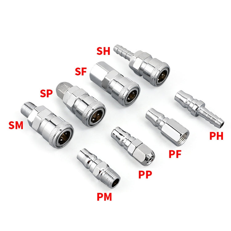 10pcs C-type Self-lock Air Tube Pneumatic Quick Fitting Connector, PF-20, PF-30, PF-40, PH-20, PH-30, PH-40, PM-20, PM-30, PM-40, PP-20, PP-30, PP-40, SF-20, SF-30, SF-40, SH-20, SH-30, SH-40, SM-20, SM-30, SM-40, SP-20, SP-30, SP-40, SF+PF-20, SF+PF-3...
