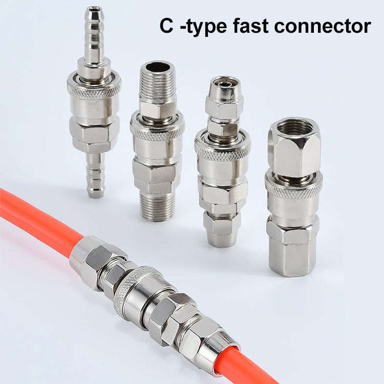 10pcs C-type Self-lock Air Tube Pneumatic Quick Fitting Connector, PF-20, PF-30, PF-40, PH-20, PH-30, PH-40, PM-20, PM-30, PM-40, PP-20, PP-30, PP-40, SF-20, SF-30, SF-40, SH-20, SH-30, SH-40, SM-20, SM-30, SM-40, SP-20, SP-30, SP-40, SF+PF-20, SF+PF-3...