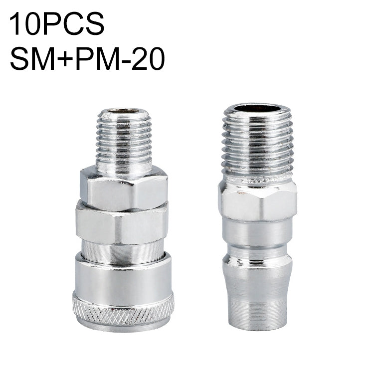 10pcs C-type Self-lock Air Tube Pneumatic Quick Fitting Connector, PF-20, PF-30, PF-40, PH-20, PH-30, PH-40, PM-20, PM-30, PM-40, PP-20, PP-30, PP-40, SF-20, SF-30, SF-40, SH-20, SH-30, SH-40, SM-20, SM-30, SM-40, SP-20, SP-30, SP-40, SF+PF-20, SF+PF-3...