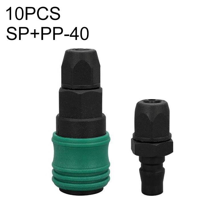 10pcs Plastic Steel C-type Self-lock Pneumatic Components, SF+PF-20, SF+PF-30, SF+PF-40, SH+PH-20, SH+PH-30, SH+PH-40, SM+PM-20, SM+PM-30, SM+PM-40, SP+PP-20, SP+PP-30, SP+PP-40, Round Triplet