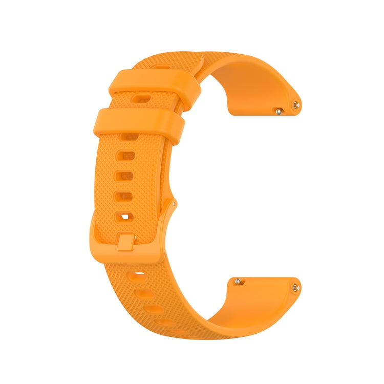 For Xiaomi Watch Color 22mm Small Plaid Texture Silicone Wrist Strap Watchband, 22mm