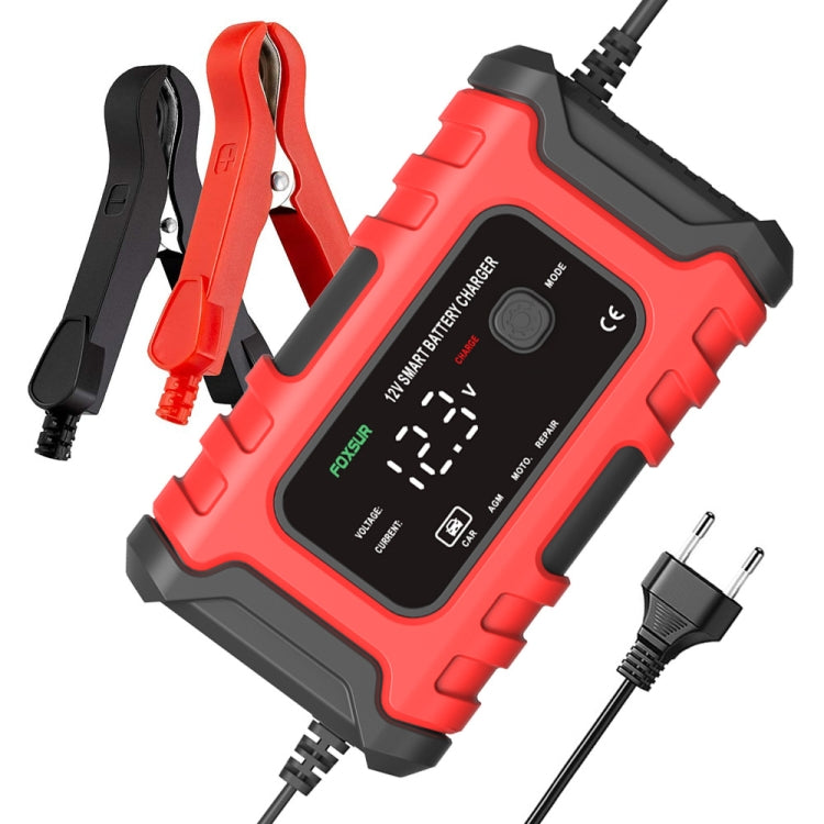 FOXSUR 6A 12V Motorcycle / Car Smart Battery Charger