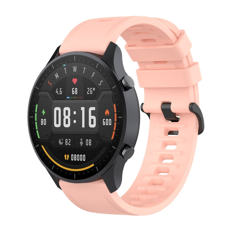 For Xiaomi Watch Color 22mm Quick Release Clasp Silicone Wrist Strap Watchband