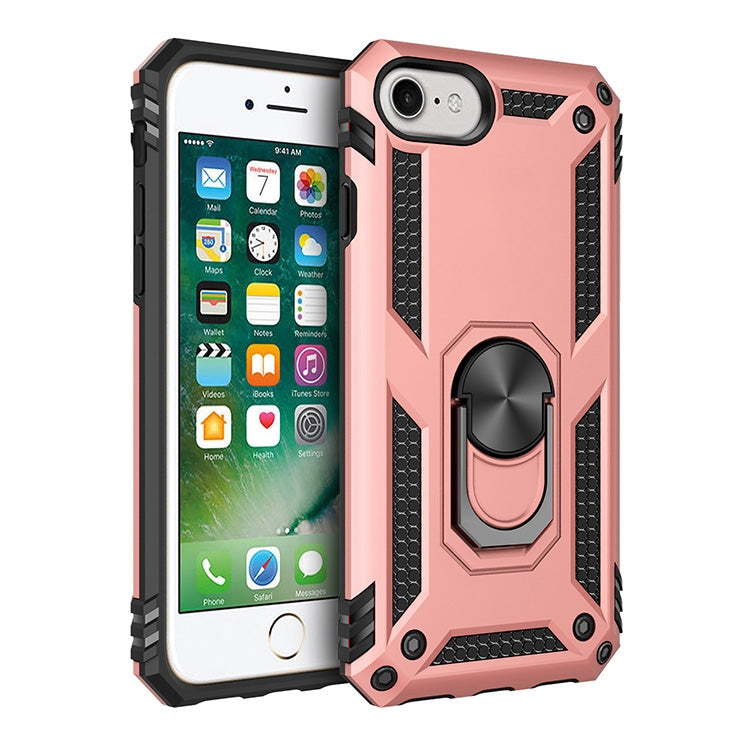 جراب واقٍ مقاوم للصدمات من مادة TPU + PC مع حامل دوار 360 درجة، لهاتف iPhone SE 2022 / SE 2020، لهاتف Galaxy A21، لهاتف Galaxy A11 EU، لهاتف Motorola Moto G Stylus، لهاتف LG K50S