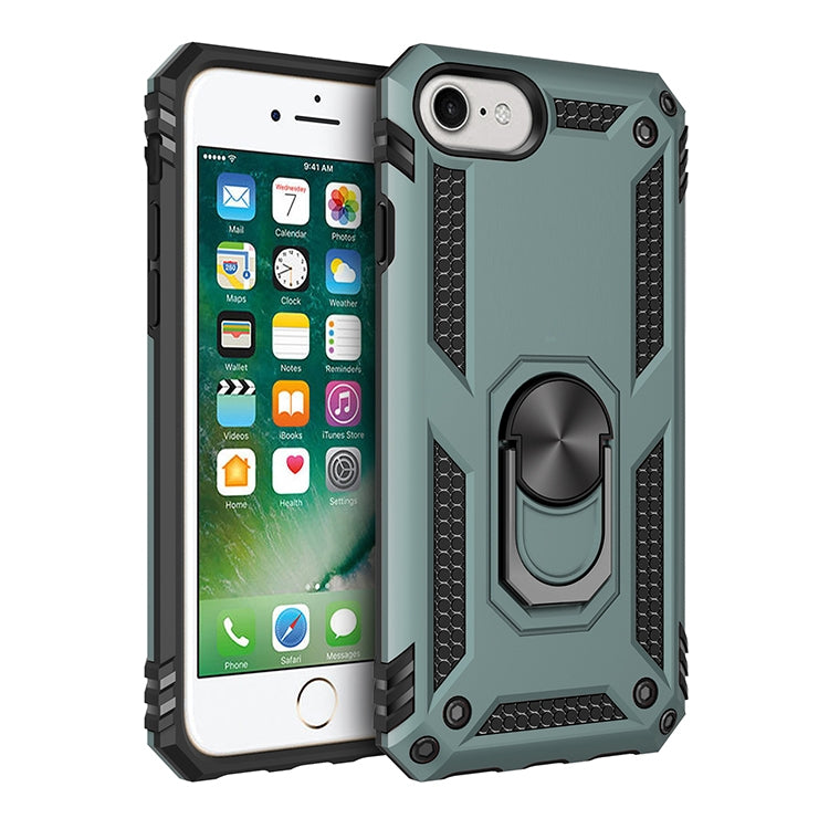 جراب واقٍ مقاوم للصدمات من مادة TPU + PC مع حامل دوار 360 درجة، لهاتف iPhone SE 2022 / SE 2020، لهاتف Galaxy A21، لهاتف Galaxy A11 EU، لهاتف Motorola Moto G Stylus، لهاتف LG K50S