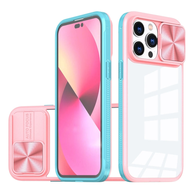 360 Full Body Sliding Camshield Phone Case, For iPhone 14 Pro Max