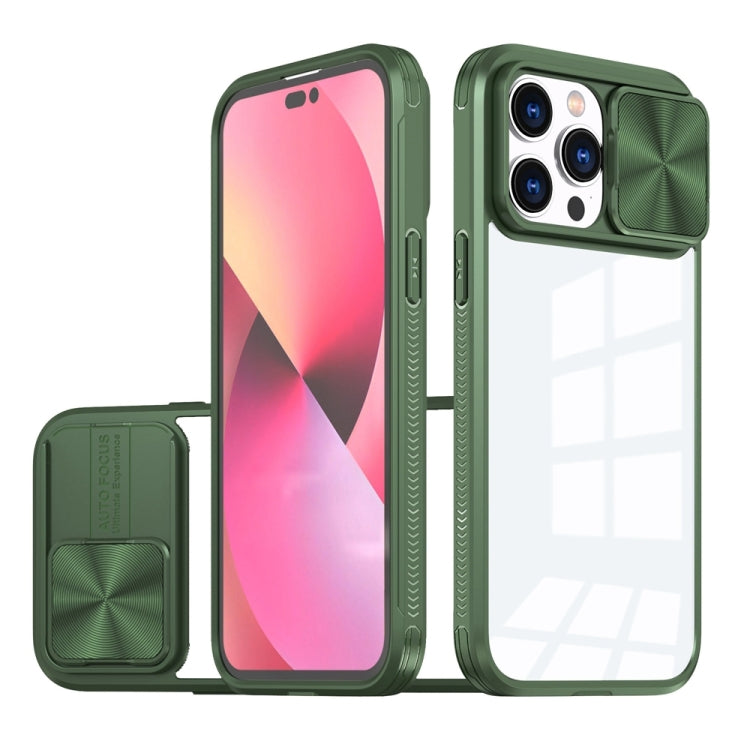 360 Full Body Sliding Camshield Phone Case, For iPhone 14 Pro Max