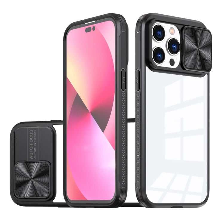360 Full Body Sliding Camshield Phone Case, For iPhone 14 Pro Max