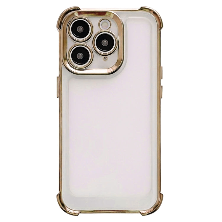 جراب هاتف فضائي مقاوم للصدمات بأربع زوايا مطلي بالكهرباء، مناسب لهاتف iPhone 11 Pro