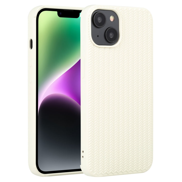 جراب هاتف من السيليكون بنسيج منسوج، مناسب لأجهزة iPhone 14 وiPhone 14 Plus وiPhone 14 Pro وiPhone 14 Pro Max وiPhone 13
