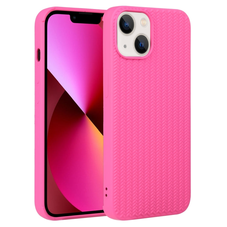جراب هاتف من السيليكون بنسيج منسوج، مناسب لأجهزة iPhone 14 وiPhone 14 Plus وiPhone 14 Pro وiPhone 14 Pro Max وiPhone 13