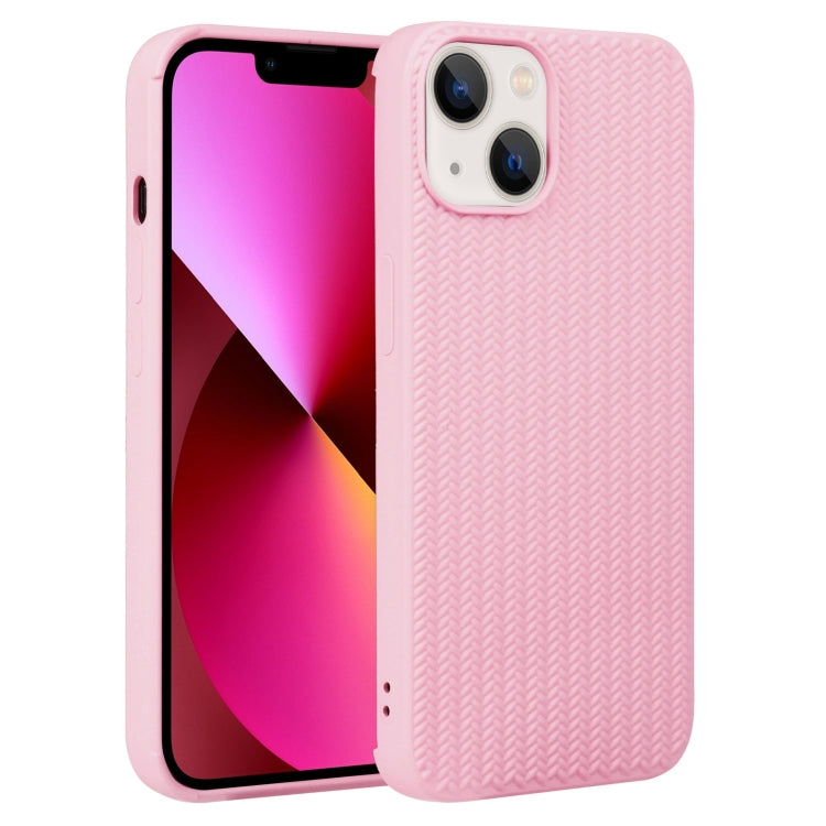 جراب هاتف من السيليكون بنسيج منسوج، مناسب لأجهزة iPhone 14 وiPhone 14 Plus وiPhone 14 Pro وiPhone 14 Pro Max وiPhone 13