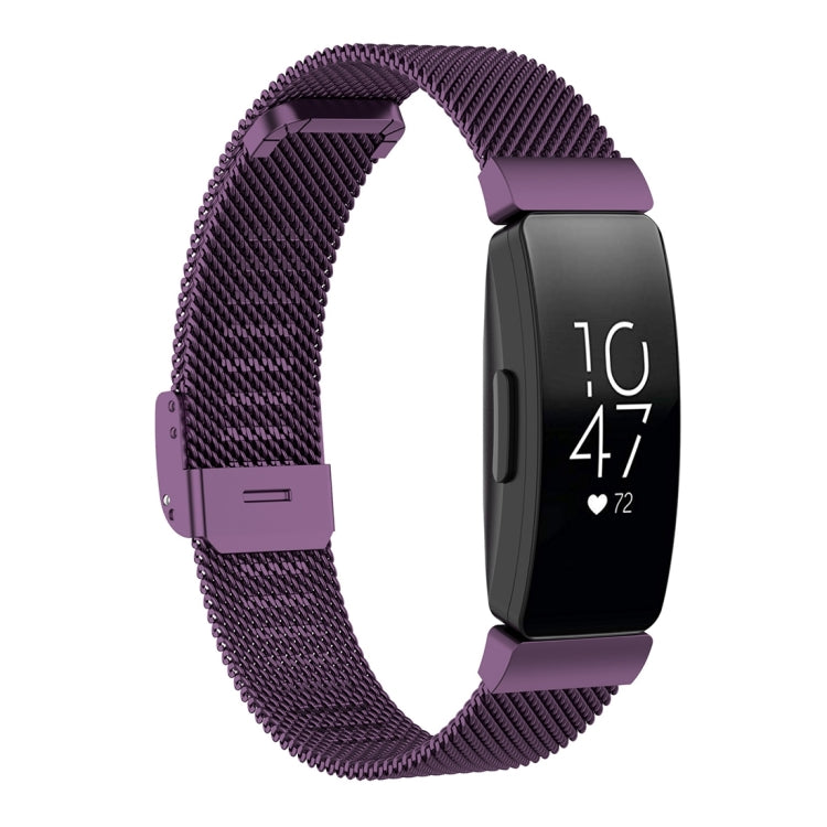 Stainless Steel Metal Mesh Wrist Strap Watch Band for Fitbit Inspire / Inspire HR / Ace 2, Size: S, Size: L