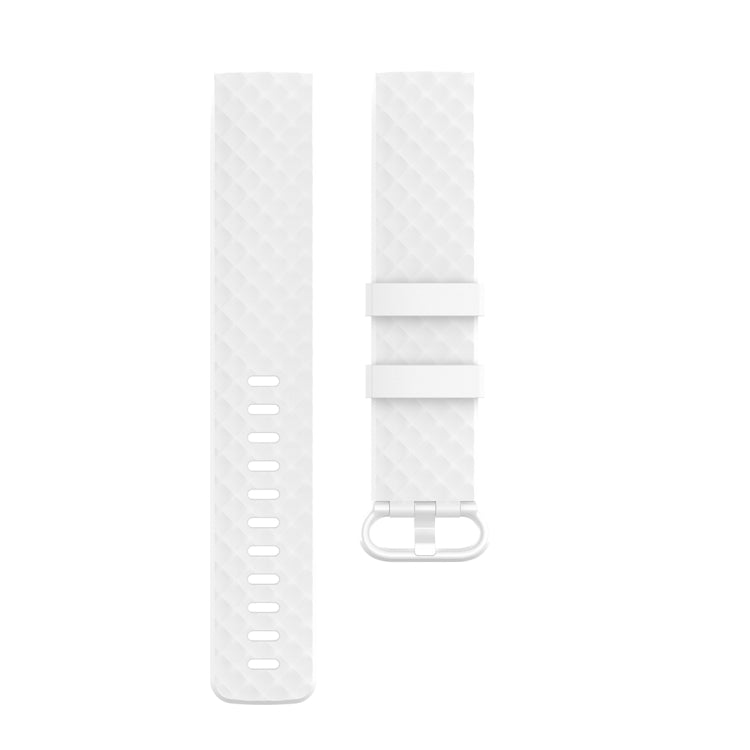 Color Buckle TPU Wrist Strap Watch Band for Fitbit Charge 4 / Charge 3 / Charge 3 SE, Size: S, Size: L