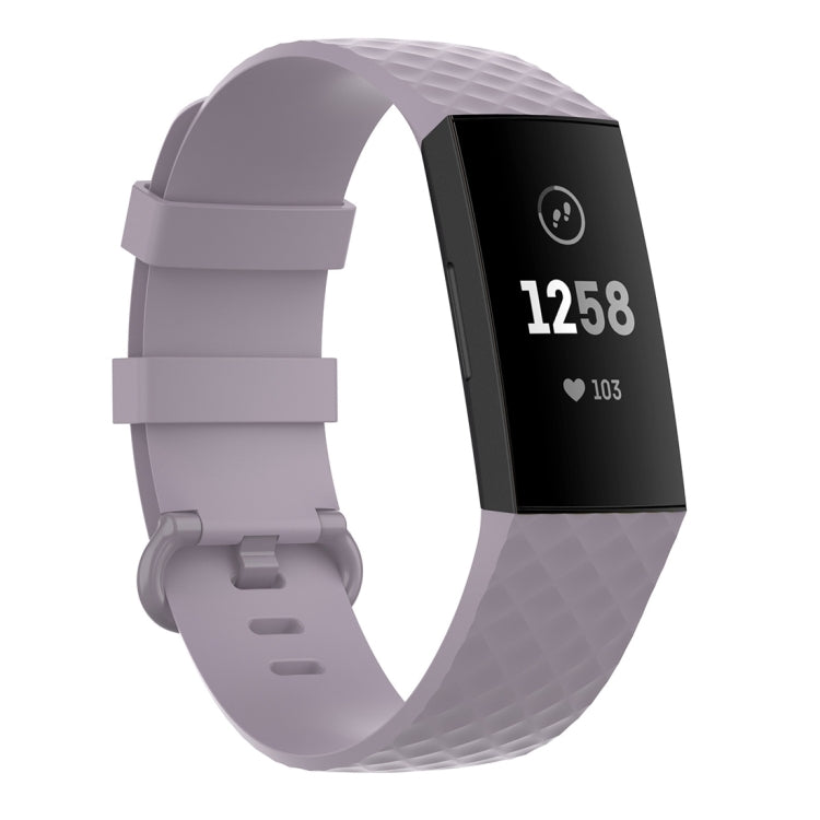 Color Buckle TPU Wrist Strap Watch Band for Fitbit Charge 4 / Charge 3 / Charge 3 SE, Size: S, Size: L